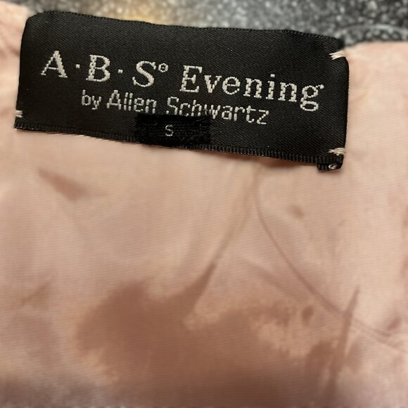 A.B.S. Evening by Allen Schwartz Embellished Blush Pink Dress. Size S - Picture 3 of 8